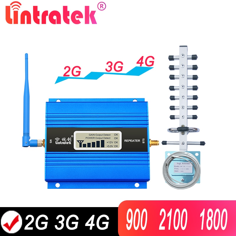 Lintratek GSM 900 3G 2100 ȣ ߰ 2G 1800 4G ν LTE 귯  2100 3G 4G  ߰ ڵ ν